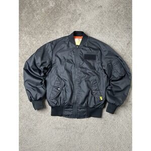 Mens Jacket Bomber Dr. Martens Quilted Lining British By Design Y2K, Size S